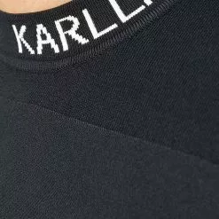 Karl Lagerfeld knitted mock neck top