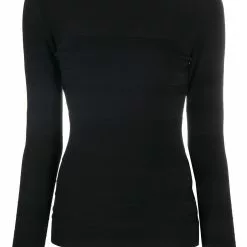 Karl Lagerfeld knitted mock neck top
