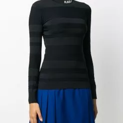 Karl Lagerfeld knitted mock neck top