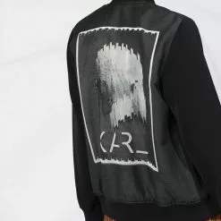 Karl Lagerfeld Legend jacquard bomber jacket