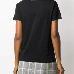 Karl Lagerfeld short sleeve rhinestone embellished T-shirt