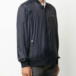 Karl Lagerfeld zipped bomber jacket