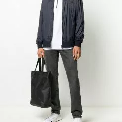 Karl Lagerfeld zipped bomber jacket