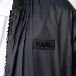 Karl Lagerfeld zipped bomber jacket