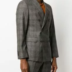 Karl Lagerfeld check suit jacket