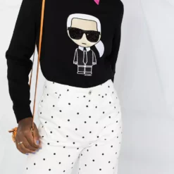 Karl Lagerfeld K/Ikonik crewneck sweatshirt
