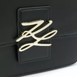Karl Lagerfeld signature plaque crossbody bag