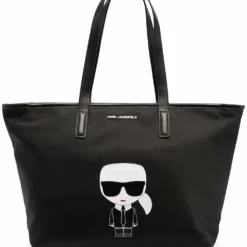 Karl Lagerfeld K/Ikonik nylon tote bag