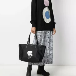 Karl Lagerfeld K/Ikonik nylon tote bag