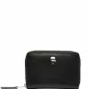 Karl Lagerfeld zip-up leather wallet