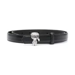 Karl Lagerfeld skinny belt with Karl detail