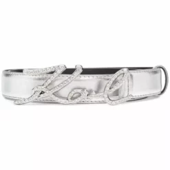 Karl Lagerfeld K/Signature sparkle belt
