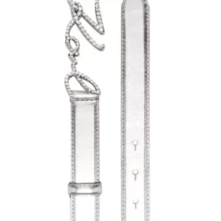 Karl Lagerfeld K/Signature sparkle belt