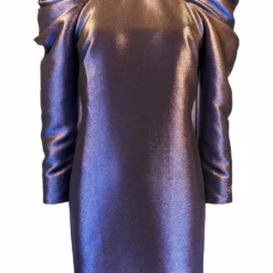 Karl Lagerfeld pleated iridescent dress