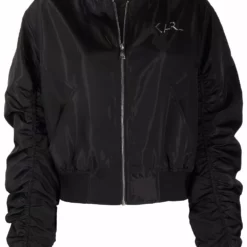 Karl Lagerfeld iridescent bomber jacket
