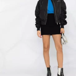 Karl Lagerfeld iridescent bomber jacket