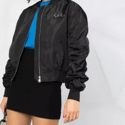 Karl Lagerfeld iridescent bomber jacket