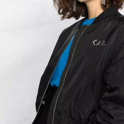 Karl Lagerfeld iridescent bomber jacket