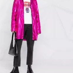 Karl Lagerfeld Ikonik Metallic Parka coat