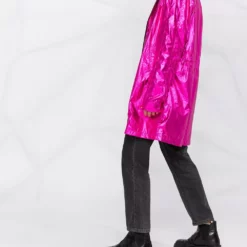 Karl Lagerfeld Ikonik Metallic Parka coat