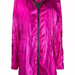 Karl Lagerfeld Ikonik Metallic Parka coat