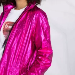 Karl Lagerfeld Ikonik Metallic Parka coat