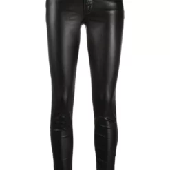 Karl Lagerfeld skinny metallic denim pants