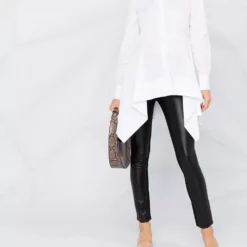 Karl Lagerfeld metallic stretch leggings