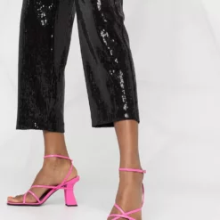 Karl Lagerfeld cropped sequin trousers