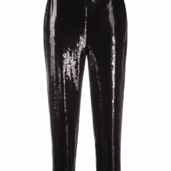 Karl Lagerfeld cropped sequin trousers