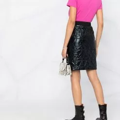 Karl Lagerfeld fitted quilted skirt