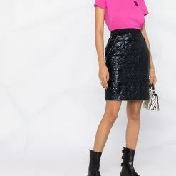 Karl Lagerfeld fitted quilted skirt