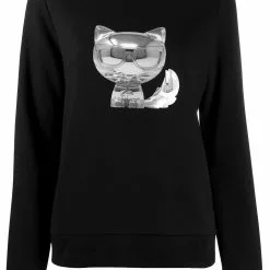 Karl Lagerfeld 3D Ikonic print sweatshirt