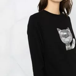Karl Lagerfeld 3D Ikonic print sweatshirt