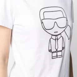Karl Lagerfeld Ikonik Karl outline T-shirt