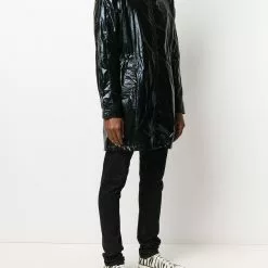 Karl Lagerfeld Ikonik high shine windbreaker jacket