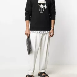 Karl Lagerfeld Ikonik organic cotton sweatshirt