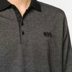 Karl Lagerfeld long sleeve polo shirt