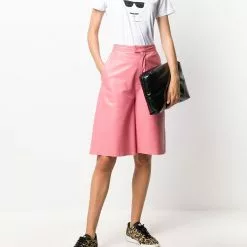 Karl Lagerfeld embellished cat print T-shirt