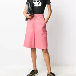 Karl Lagerfeld cat print T-shirt