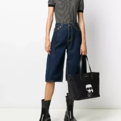 Karl Lagerfeld Karl motif print tote