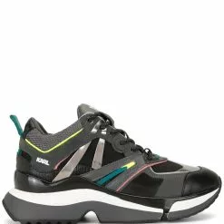Karl Lagerfeld Aventur Delta panelled low-top sneakers