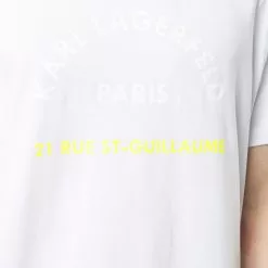 Karl Lagerfeld Rue St-Guillaume-print slim-fit T-shirt