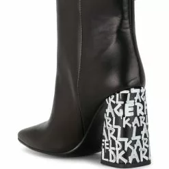 Karl Lagerfeld Metro Graffiti-heel ankle boots