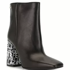 Karl Lagerfeld Metro Graffiti-heel ankle boots