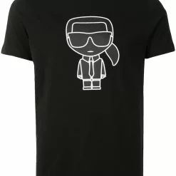 Karl Lagerfeld K/Ikonik-print cotton T-shirt