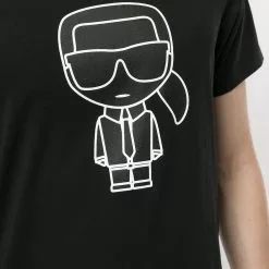 Karl Lagerfeld K/Ikonik-print cotton T-shirt
