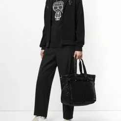 Karl Lagerfeld K/Ikonik-print cotton T-shirt