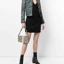 Karl Lagerfeld V-neck sweatshirt dress