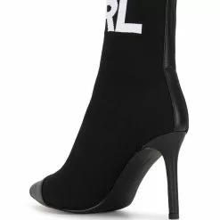 Karl Lagerfeld Pandora logo intarsia sock boots